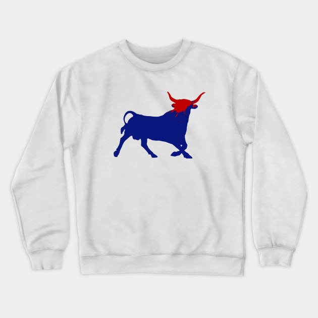 Texas Long Horn Crewneck Sweatshirt by DavidLoblaw